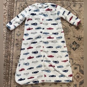 Cozy Toddler Wearable Blanket/Sleepsack with Car Print